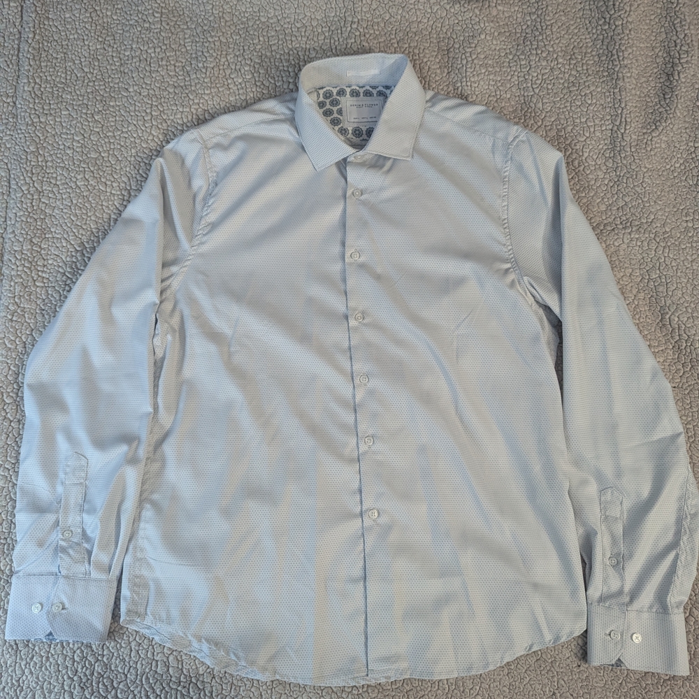 Denim & Flower White Dress Shirt